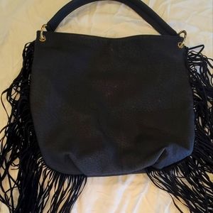 Black shoulder bag